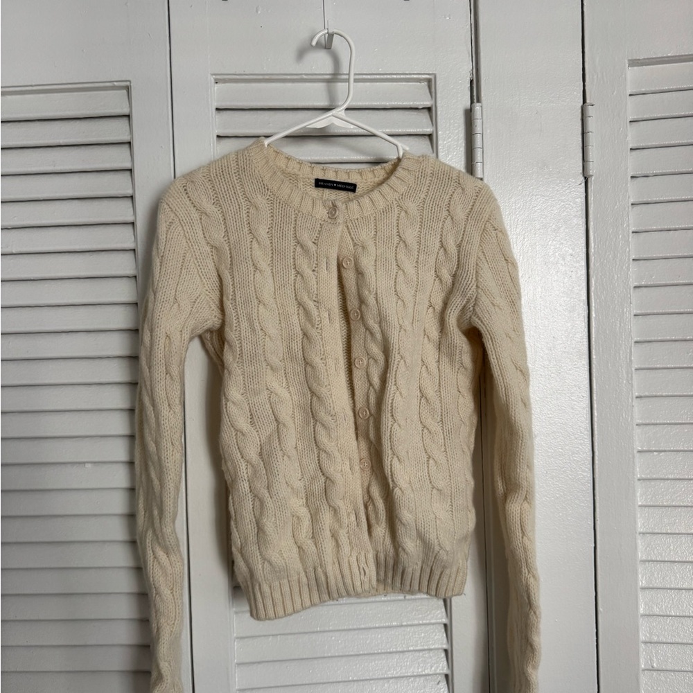 Brandy Melville Ivory Knit Sweater